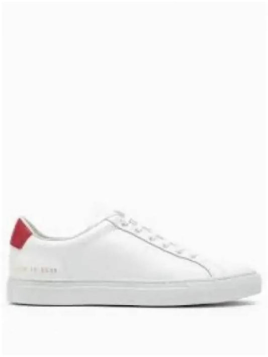 Retro Sneakers White Red 60930539 - COMMON PROJECTS - BALAAN 1