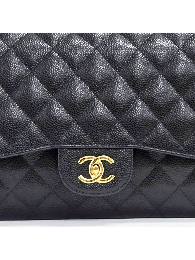 Chanel Caviar Classic Large Jumbo Gold Shoulder Bag 19th A58600 - CHANEL - BALAAN 8