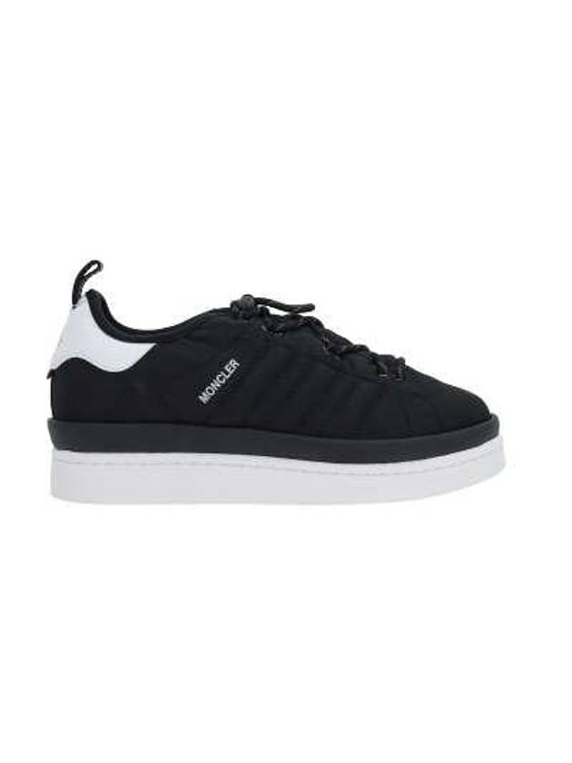 Campus Logo Low Top Sneakers Black - MONCLER - BALAAN 3