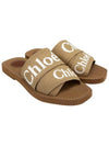 24SS Woody Logo Strap Slippers CHC23U188EF - CHLOE - BALAAN 1