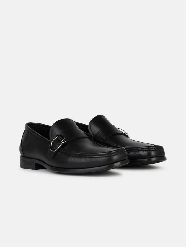 Ferragamo leather caspian gancini loafers black 775114 027963 007 - SALVATORE FERRAGAMO - BALAAN 7