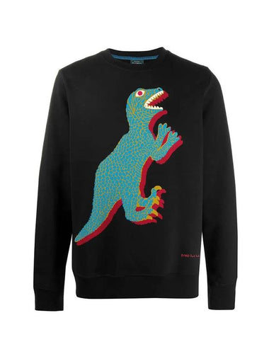 Dino Print Sweatshirt Black - PAUL SMITH - BALAAN 1