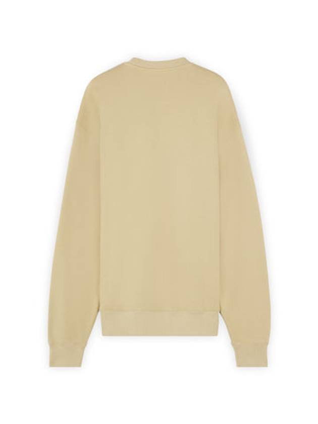 Speedy Fox Patch Comfort Sweatshirt Beige - MAISON KITSUNE - BALAAN 3