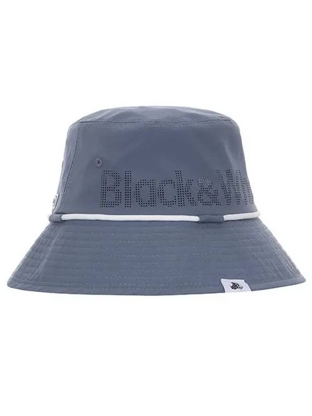 Logo Punching Bucket Hat 8624GZSPSKY BLUE - BLACK&WHITE - BALAAN 3