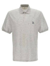 Logo Cotton Polo Shirt Grey - BRUNELLO CUCINELLI - BALAAN 2