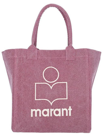 Yenky Logo Washed Cotton Tote Bag Pink - ISABEL MARANT - BALAAN 2