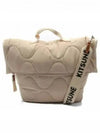 Quilted Nylon Tote Bag Ecru - MAISON KITSUNE - BALAAN 2