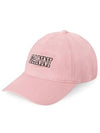 Embroid Logo Ball Cap Lilac - GANNI - BALAAN 3