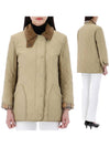 Diamond Quilted Thermoregulated Barn Jacket Honey - BURBERRY - BALAAN 2