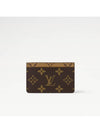 Monogram Reverse Canvas Card Wallet Brown - LOUIS VUITTON - BALAAN 7