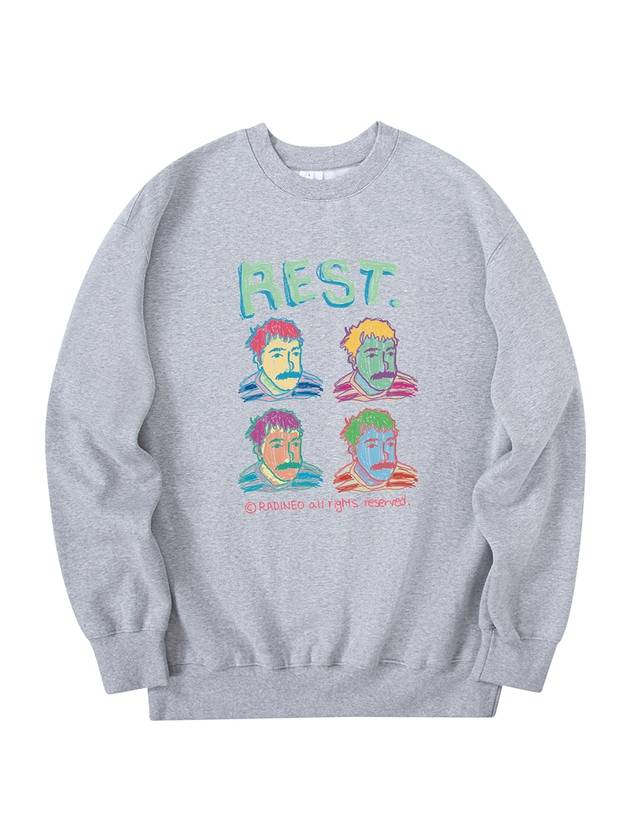 Rest Sweatshirt Gray - RADINEO - BALAAN 2