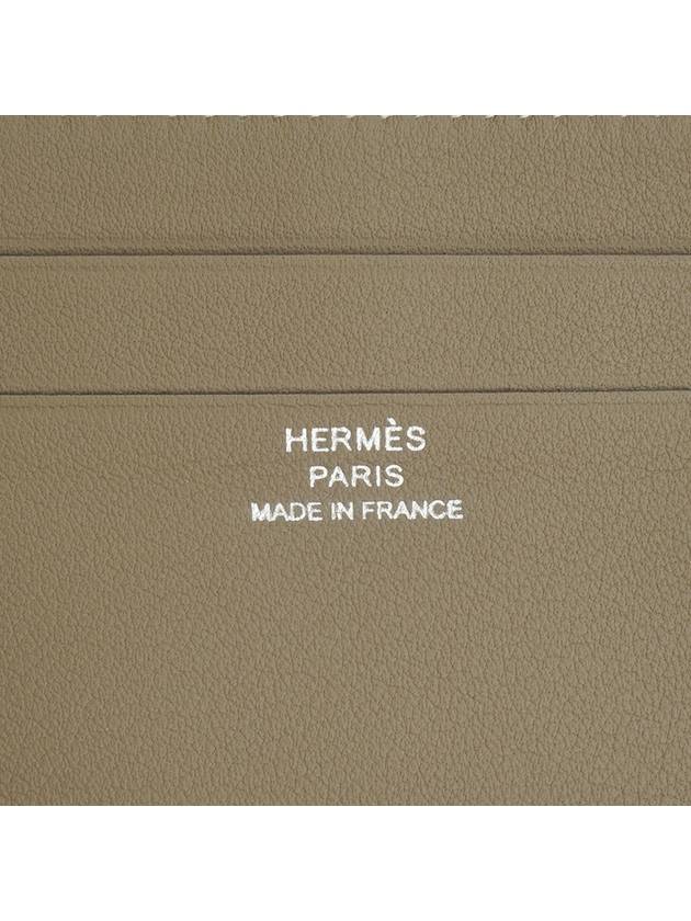 Citizen Twill Card Wallet Brown - HERMES - BALAAN 9