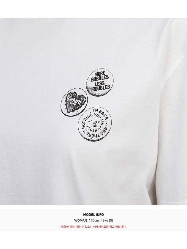 Pin Short Sleeve T-Shirt White - CARHARTT WIP - BALAAN 7