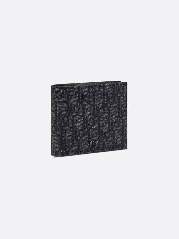 Wallet Black  Oblique Jacquard - DIOR - BALAAN 4