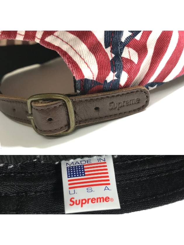 Washed Chino Twill Camp Cap Stars and Stripes Washed Chino Twill Camp Cap - SUPREME - BALAAN 2