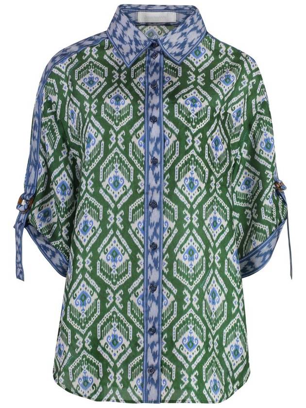 Zimmermann Wyle Printed Silk Blouse - ZIMMERMANN - BALAAN 1