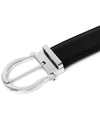 Gancini Reversible Leather Belt Black - SALVATORE FERRAGAMO - BALAAN 6