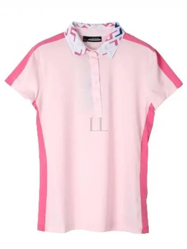 Golfwear Tilda Women's Collar Short Sleeve T-Shirt GWJT08473 S054 - J.LINDEBERG - BALAAN 2