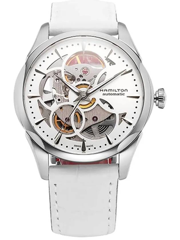 Jazzmaster Viewmatic Skeleton Watch White - HAMILTON - BALAAN 4