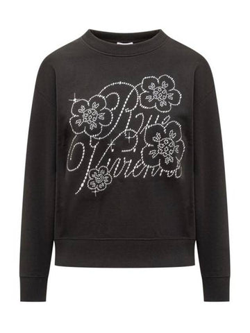 Constellation Embroidered Sweatshirt Black - KENZO - BALAAN 1