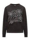 Constellation Embroidered Sweatshirt Black - KENZO - BALAAN 1