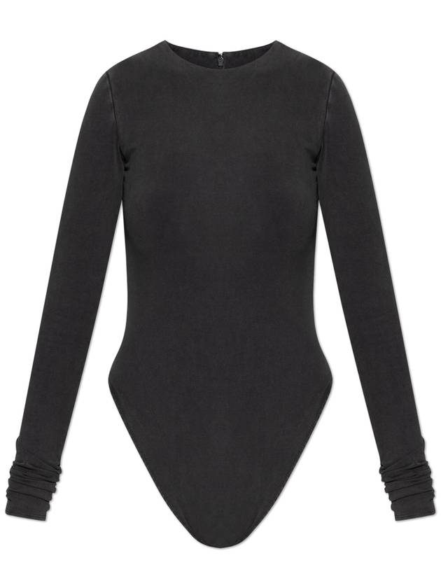 ENTIRE STUDIOS Long Sleeve Bodysuit, Women's, Grey - ENTIRE STUDIOS - BALAAN 1