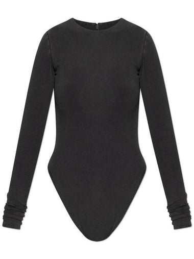 ENTIRE STUDIOS Long Sleeve Bodysuit, Women's, Grey - ENTIRE STUDIOS - BALAAN 1