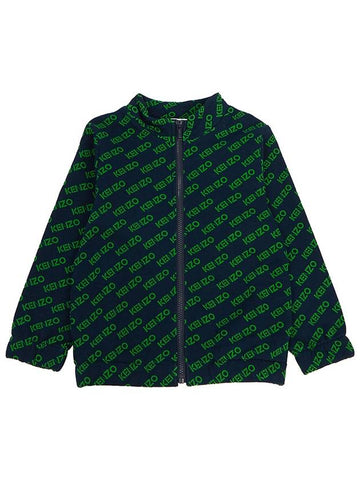 Kids brushed zip up K25820 84A 6A12A adult wearable - KENZO - BALAAN 1