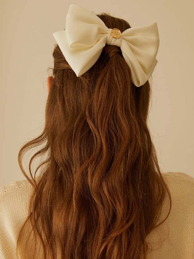 ANC SATIN RIBBON HAIRPIN_IVORY - ANOETIC - BALAAN 2