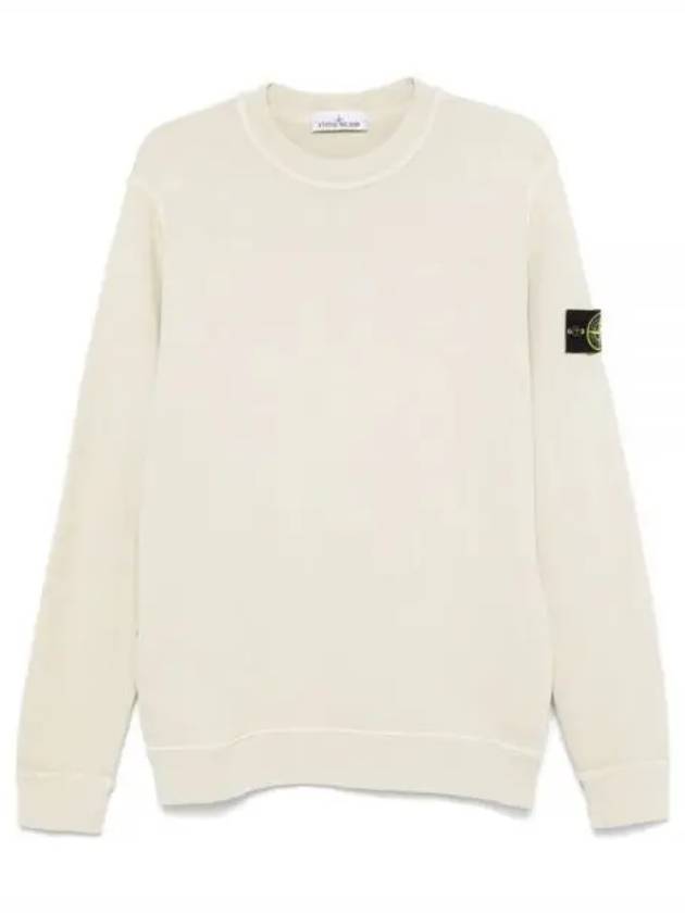 Compass Badge Sweatshirt Beige - STONE ISLAND - BALAAN 2