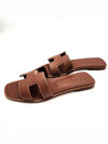 Slippers Oran Gold Sandals H021056Z - HERMES - BALAAN 3