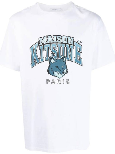 Campus Fox Relaxed Short Sleeve T-Shirt White - MAISON KITSUNE - BALAAN 2