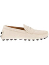 Gomino Moccasin Driving Shoes Cream - TOD'S - BALAAN.