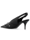 Cagole Slingback Heels Black - BALENCIAGA - BALAAN 4