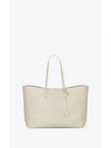 East West Shopper Tote Bag Ivory - SAINT LAURENT - BALAAN 2