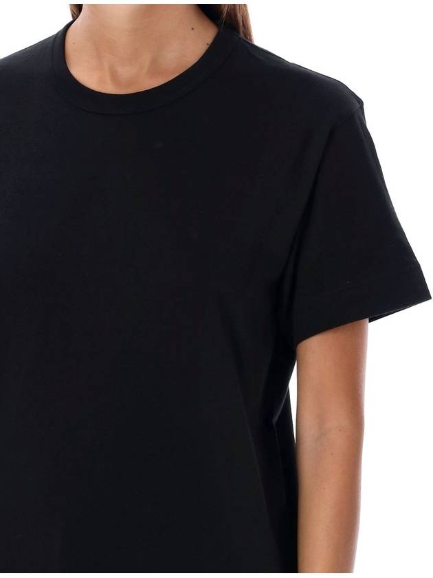 Heart Patch Short Sleeve T Shirt Black - COMME DES GARCONS PLAY - BALAAN 4