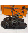 Extra Sandals Noir - HERMES - BALAAN 4