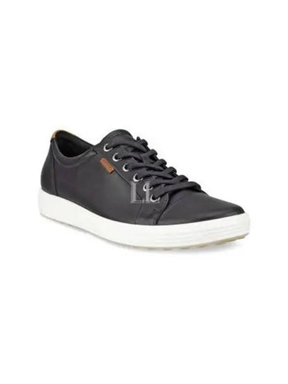 Soft 7 Low Top Sneakers Black - ECCO - BALAAN 2