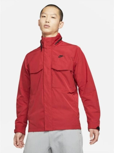 01CZ9880657M65 Hooded JacketZim Red - NIKE - BALAAN 1