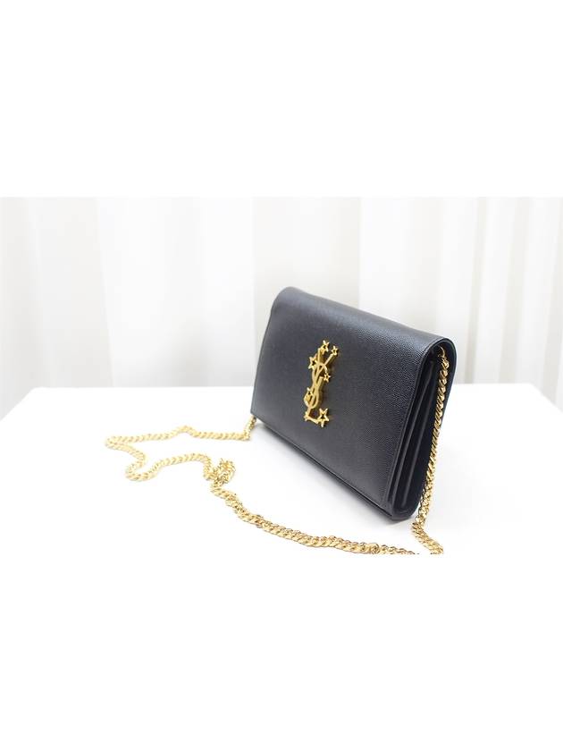 Monogram WOC gold star logo chain cross bag 447933 - SAINT LAURENT - BALAAN 3