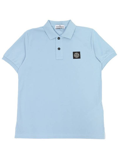 Stone Island Polo T Shirt 801621448V0040 Blue - STONE ISLAND - BALAAN 2