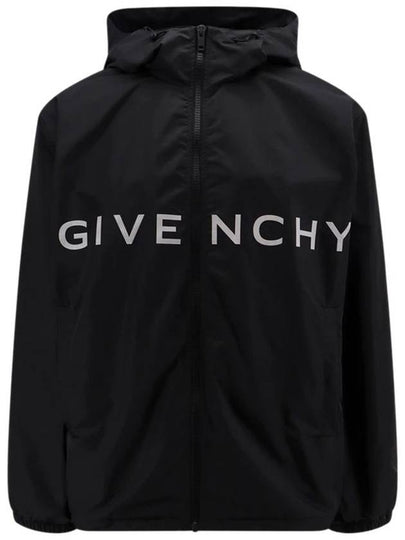 Maxi Logo Windbreaker Black - GIVENCHY - BALAAN 2