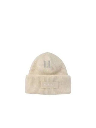 The Gros Grain Beanie Off White - JACQUEMUS - BALAAN 2