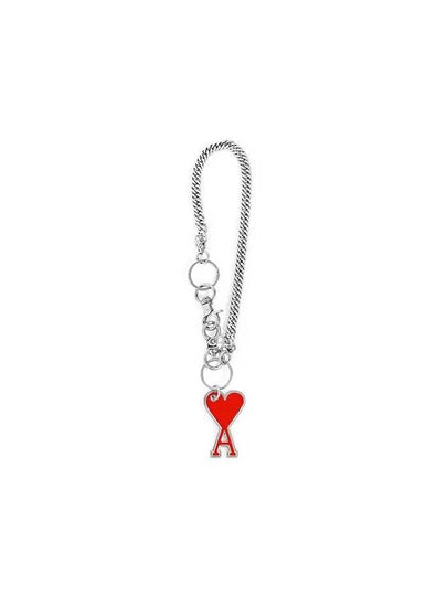 Heart Logo Chain Key Holder Red - AMI - BALAAN 2