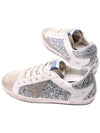 Superstar Glitter Low Top Sneakers Grey - GOLDEN GOOSE - BALAAN 7