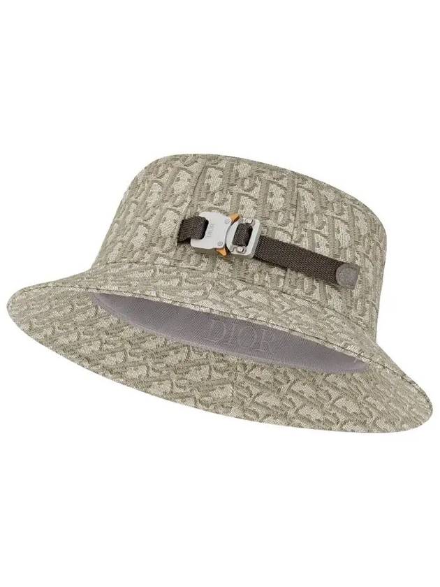 Oblig Technical Cotton Jacquard Bucket Hat Beige - DIOR - BALAAN 3