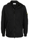 Comfort Tech Composite Polartec Hooded Jacket Black - STONE ISLAND - BALAAN 2