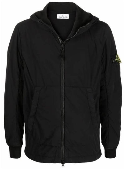 Comfort Tech Composite Polartec Hooded Jacket Black - STONE ISLAND - BALAAN 2