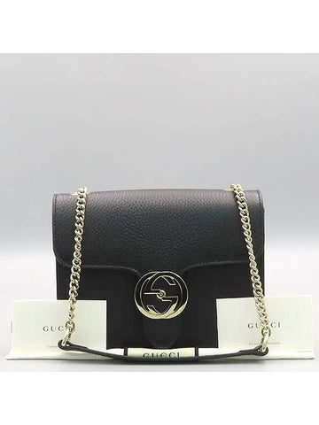 510304 GG logo interlocking chain shoulder and crossbag - GUCCI - BALAAN 1