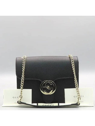 510304 GG logo interlocking chain shoulder and crossbag - GUCCI - BALAAN 1